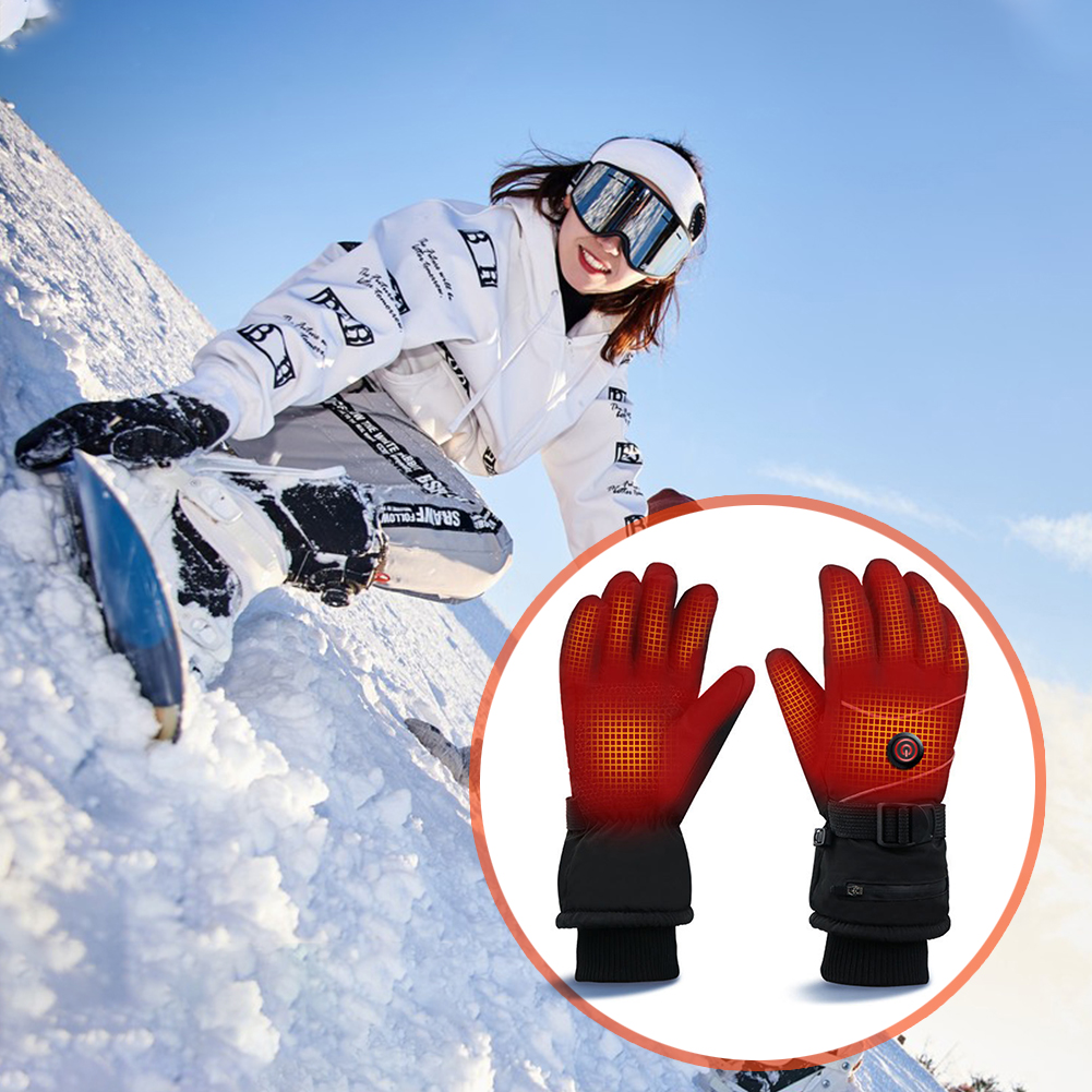 Touch Screen Gloves - DC Plug in Heating Thermal Gloves