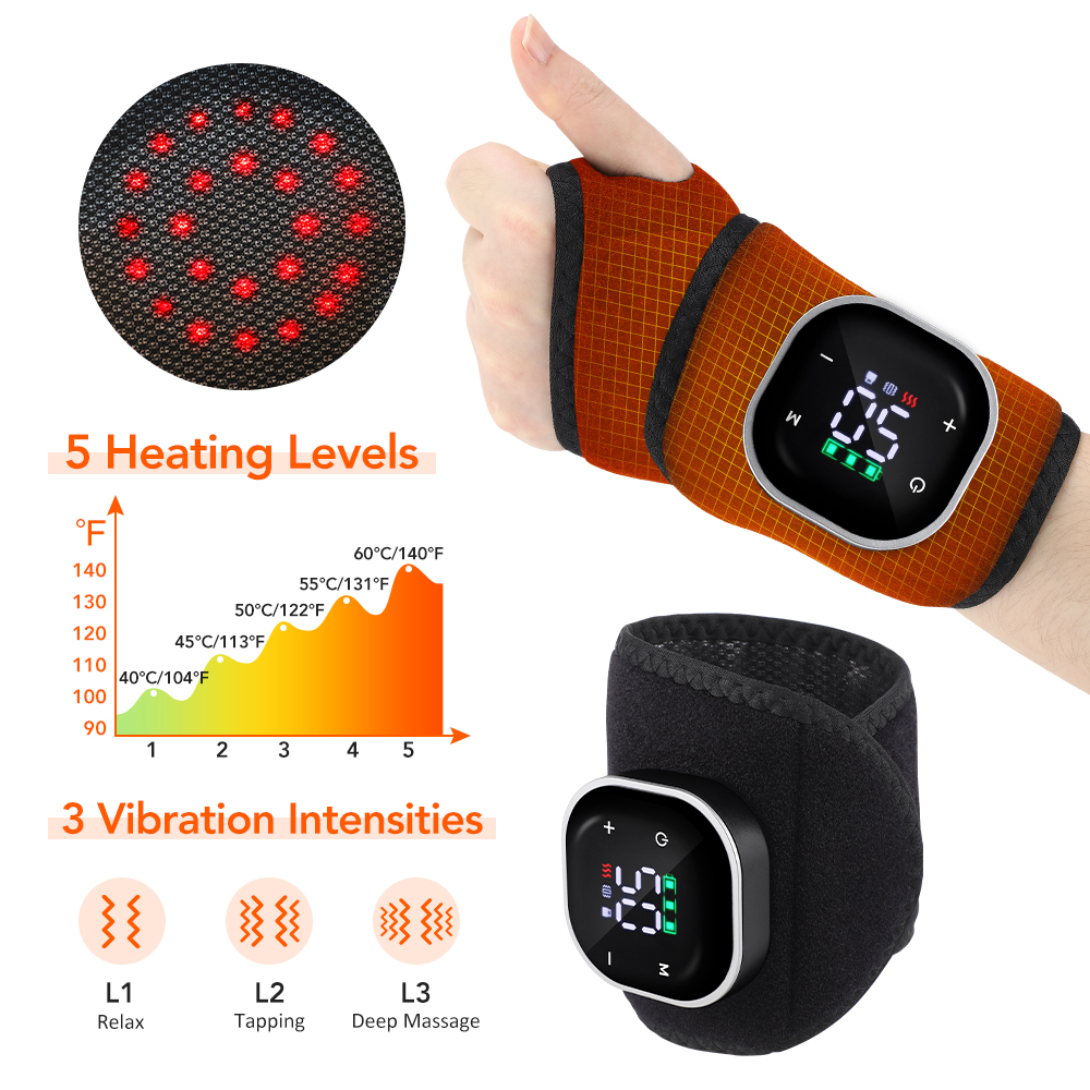 Hand Warmer Electric - Electric Red Light Heating Wrist Massager