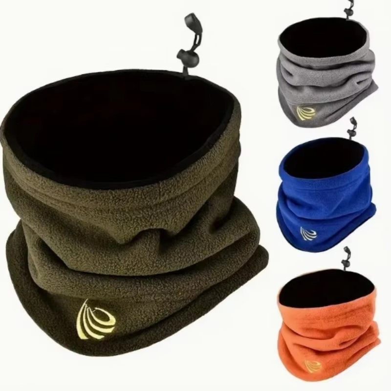 Wool Scarf Men - 1/3pcs Fashionable Winter Camping Warm Wool