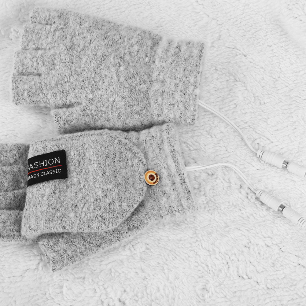 Hand Warmer Electric - USB Electric Heated Gloves Adjustable Temperature