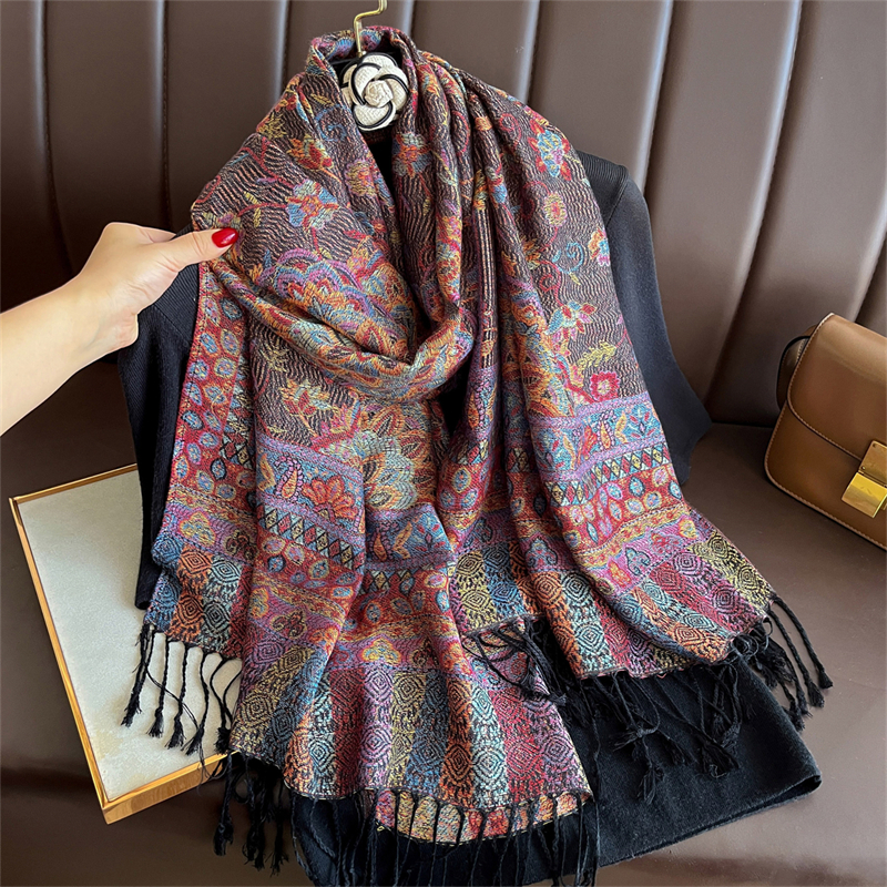Luxury Embroidery Cashmere Win – Shawl Wrap Winter Bewertung und Preis