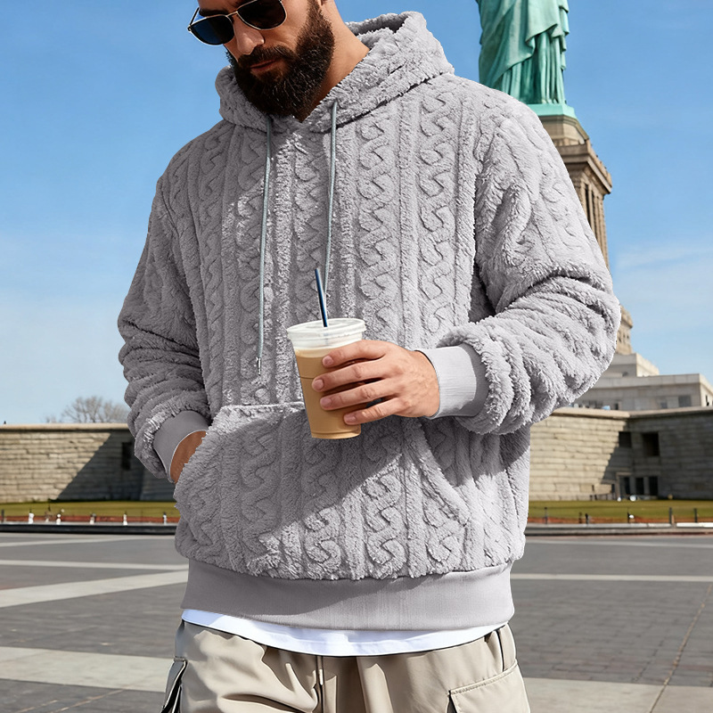 Men's Fleece Hoodie Winter War – Sherpa Hoodie Fleece Bewertung und Preis