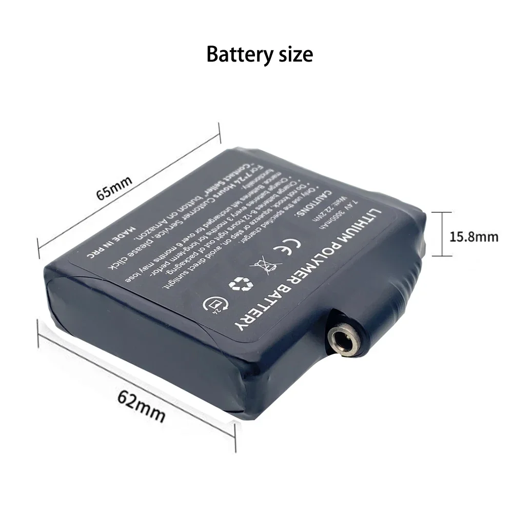 Gloves Battery 7.4V 3000mah Po – Heated Vest Battery Bewertung und Preis