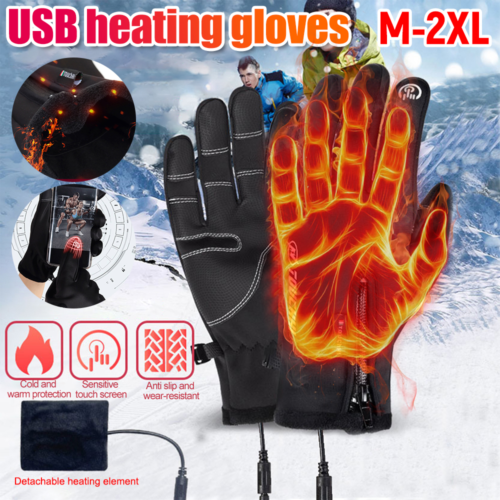 Winter Ski USB Heated Gloves T – Touch Screen Gloves Bewertung und Preis