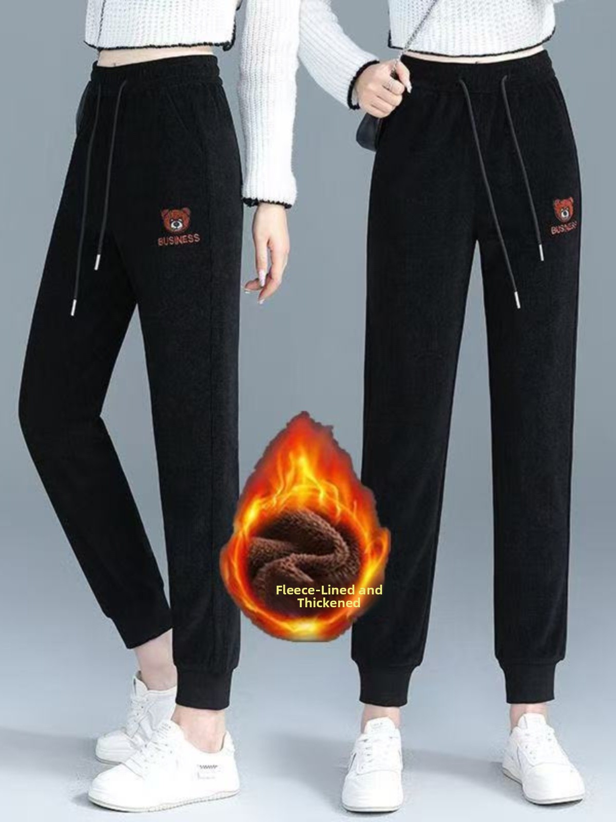 High Waist Fleece Lined Thick  – Corduroy Pant Warm Bewertung und Preis