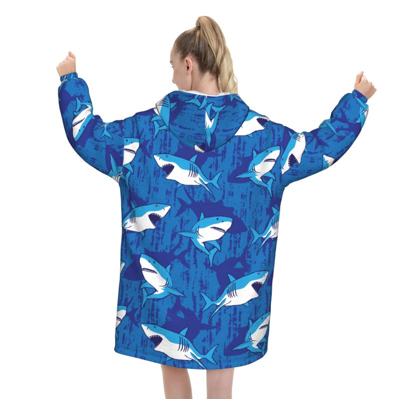 Wearable Blanket Hoodie Cartoo – Sherpa Hoodie Fleece Bewertung und Preis