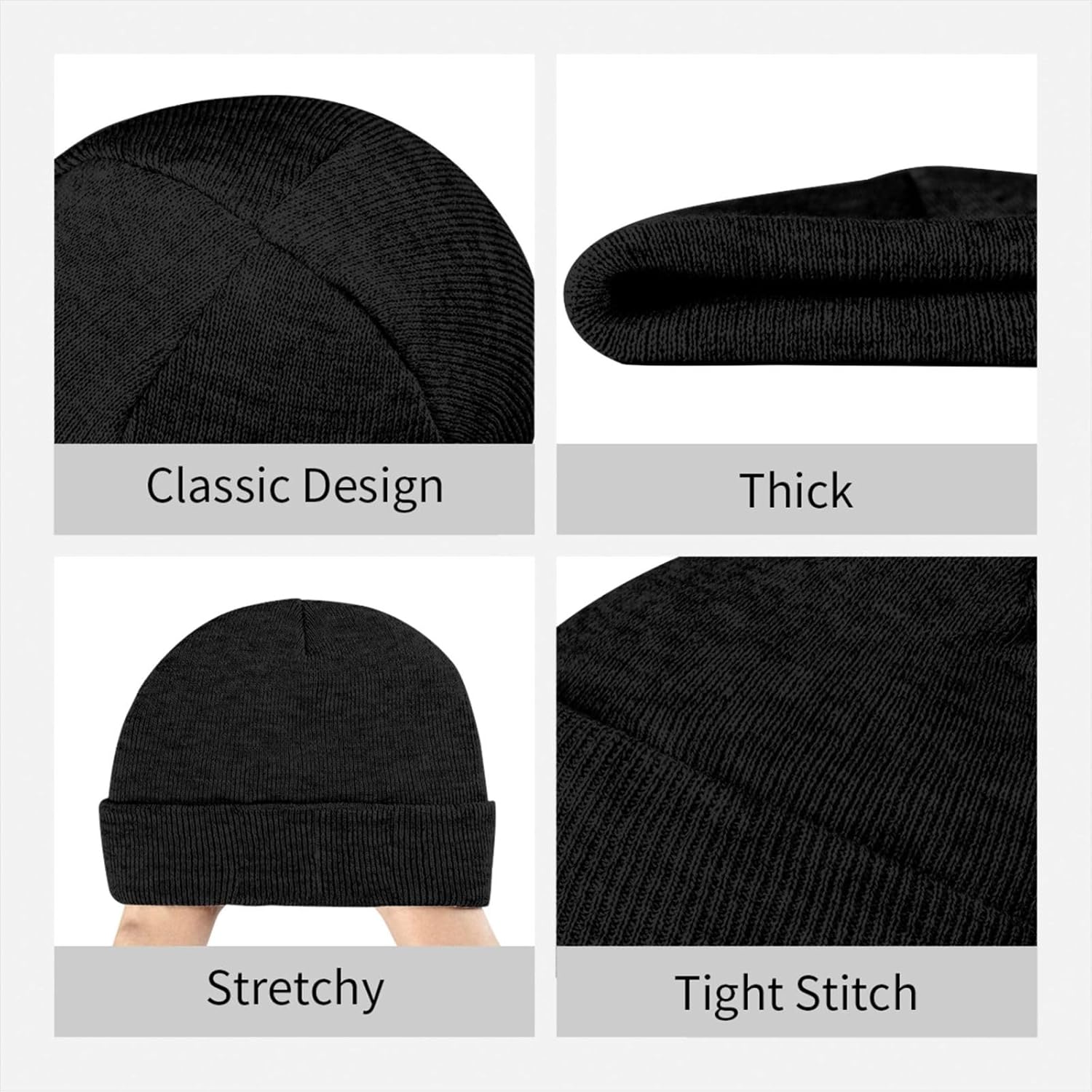 Beanie for Men, Stretchable Kn – Knit Beanie Hat Warm Bewertung und Preis