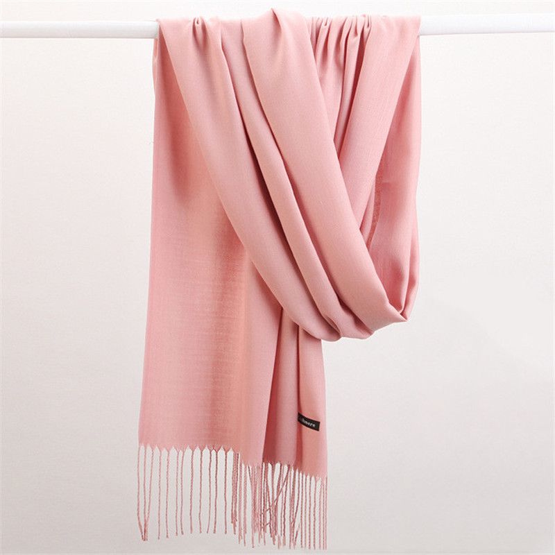 Fashion Solid Color 2023 Women – Cashmere Pashmina Wrap Bewertung und Preis