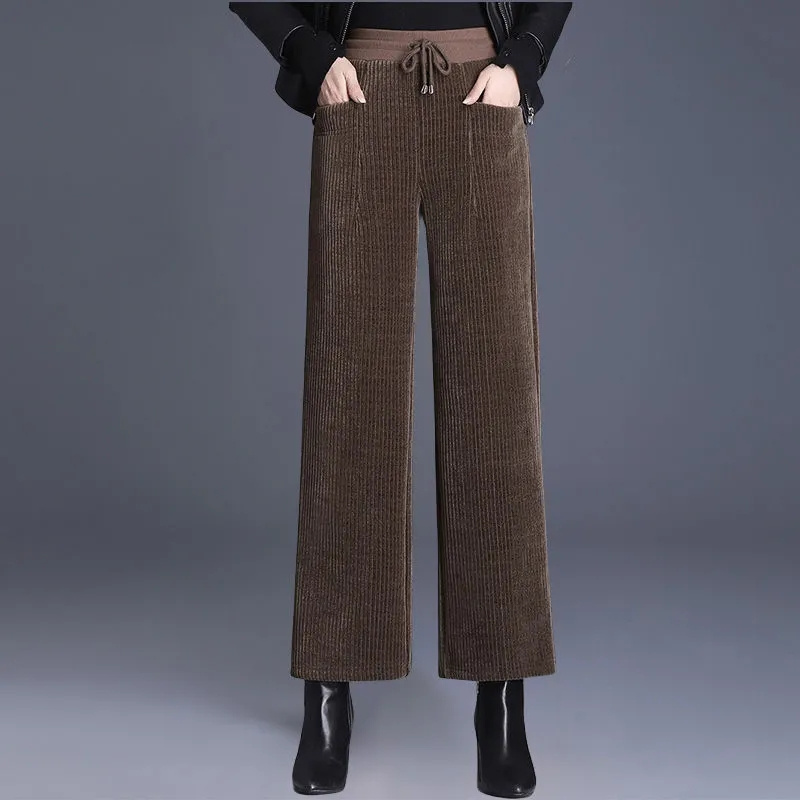 Autumn Winter Corduroy Wide Le – Corduroy Pant Warm Bewertung und Preis