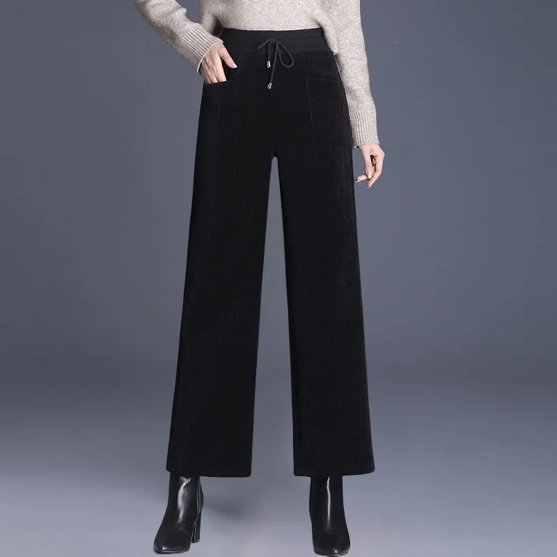 Autumn Winter Corduroy Wide Le – Corduroy Pant Warm Bewertung und Preis