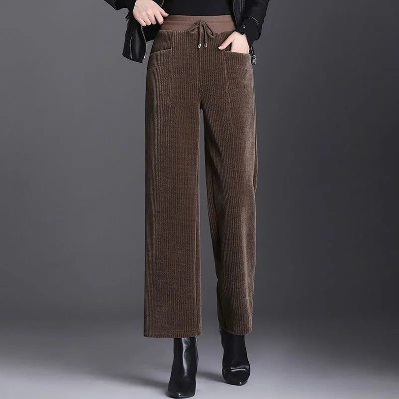 Autumn Winter Corduroy Wide Le – Corduroy Pant Warm Bewertung und Preis