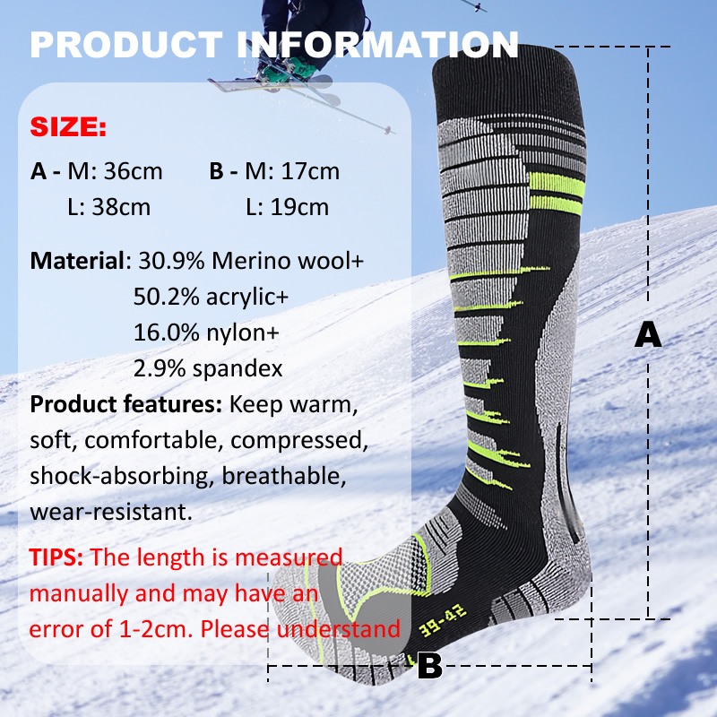 Merino Wool Ski Socks Cold Wea – Thermal Sock Wool Bewertung und Preis