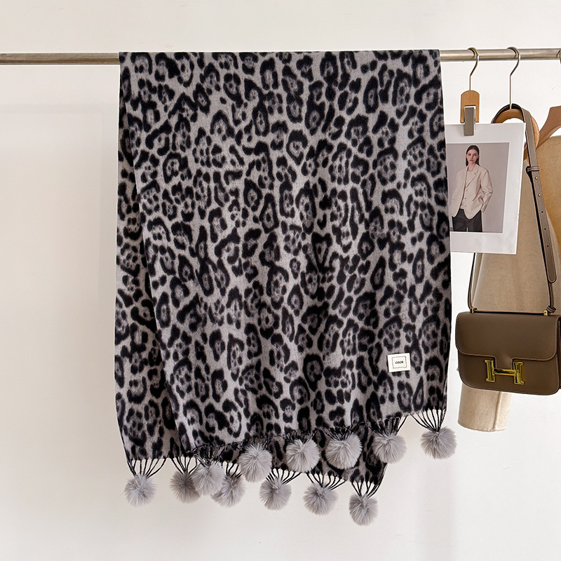 New Luxury Winter Leopard Two- – Cashmere Pashmina Wrap Bewertung und Preis