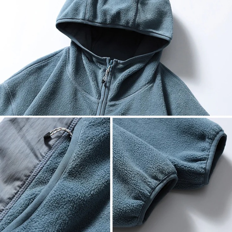 Mens Hoodie Autumn Winter Cott – Sherpa Hoodie Fleece Bewertung und Preis