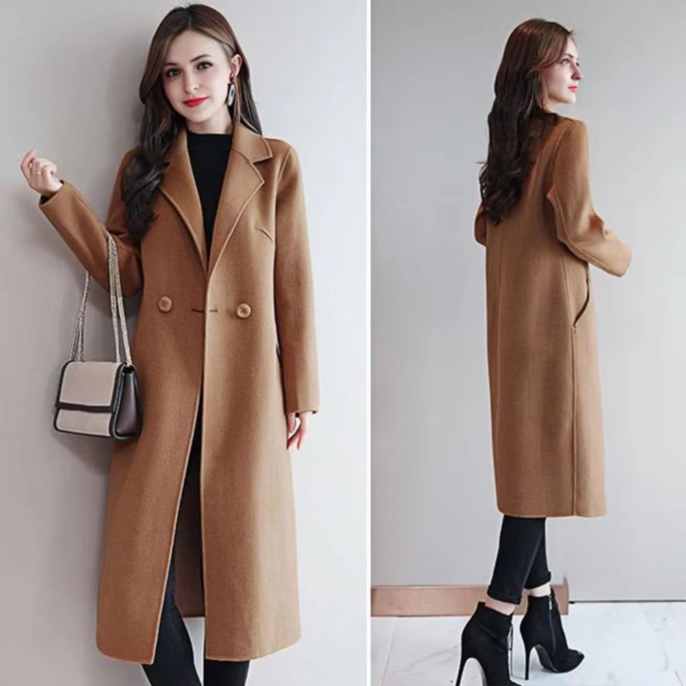 2025 Elegant Women Woolen Coat – Wool Coat Peacoat Bewertung und Preis