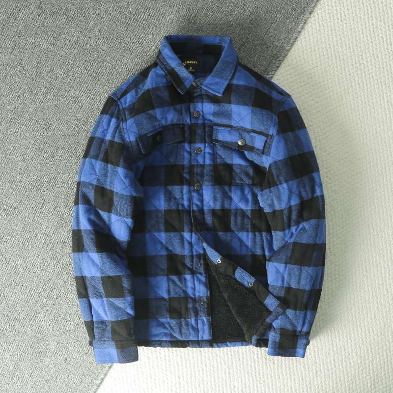 Fall Winter Men's Plaid Flanne – Flannel Shirt Lined Bewertung und Preis