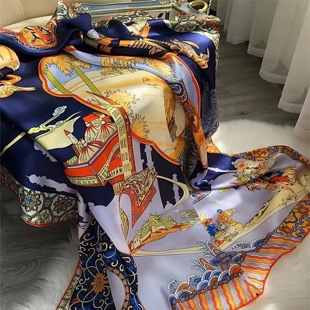 BYSIFA|Blue Luxury Femmes 100% – Shawl Wrap Winter Bewertung und Preis