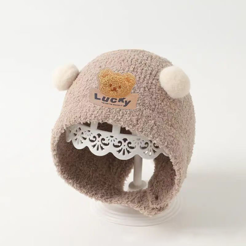 Cute Bear Baby Ear Protection  – Knit Beanie Hat Warm Bewertung und Preis