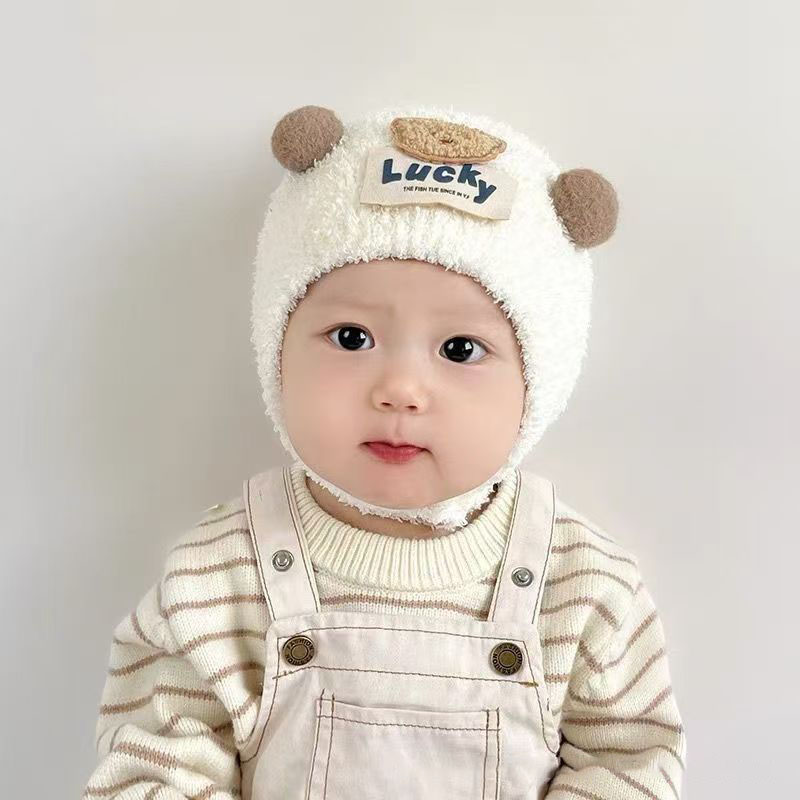 Cute Bear Baby Ear Protection  – Knit Beanie Hat Warm Bewertung und Preis