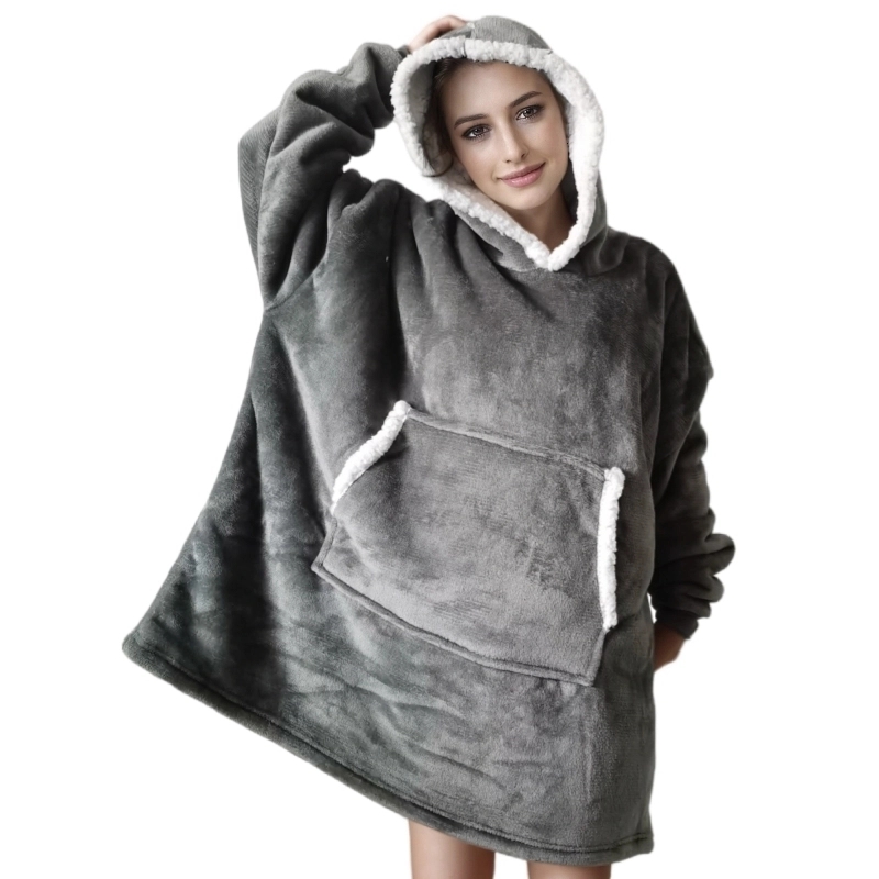 Wearable Adult Super Soft Flan – Sherpa Hoodie Fleece Bewertung und Preis