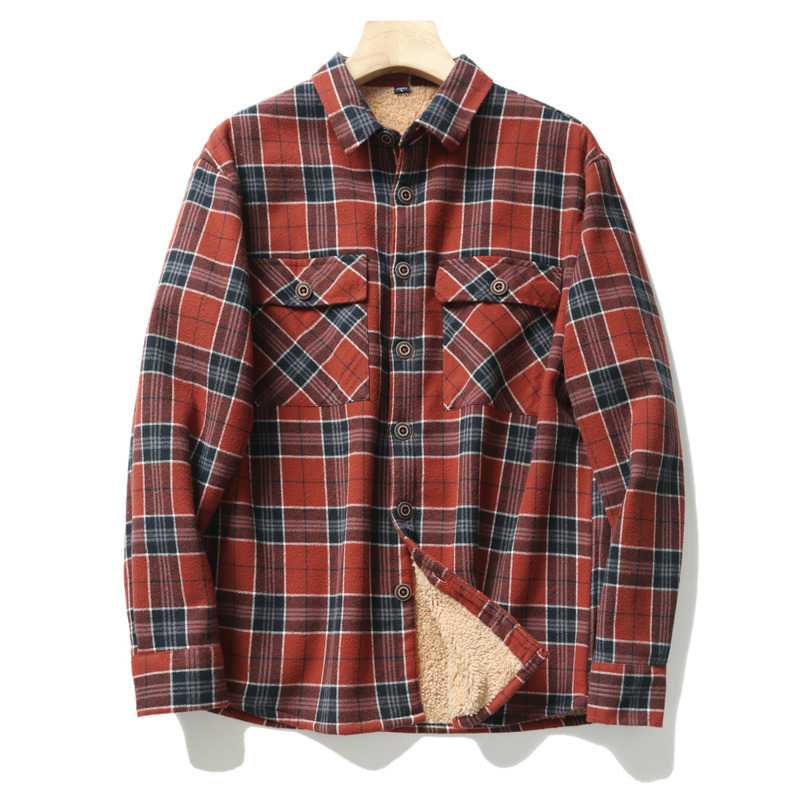 Men's Plaid Flannel Shirts Jac – Flannel Shirt Lined Bewertung und Preis