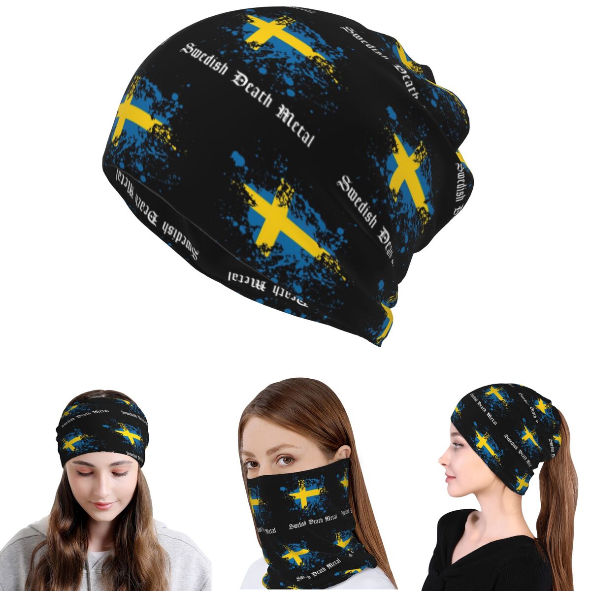 Swedish Death Metal Band Black – Knit Beanie Hat Warm Bewertung und Preis