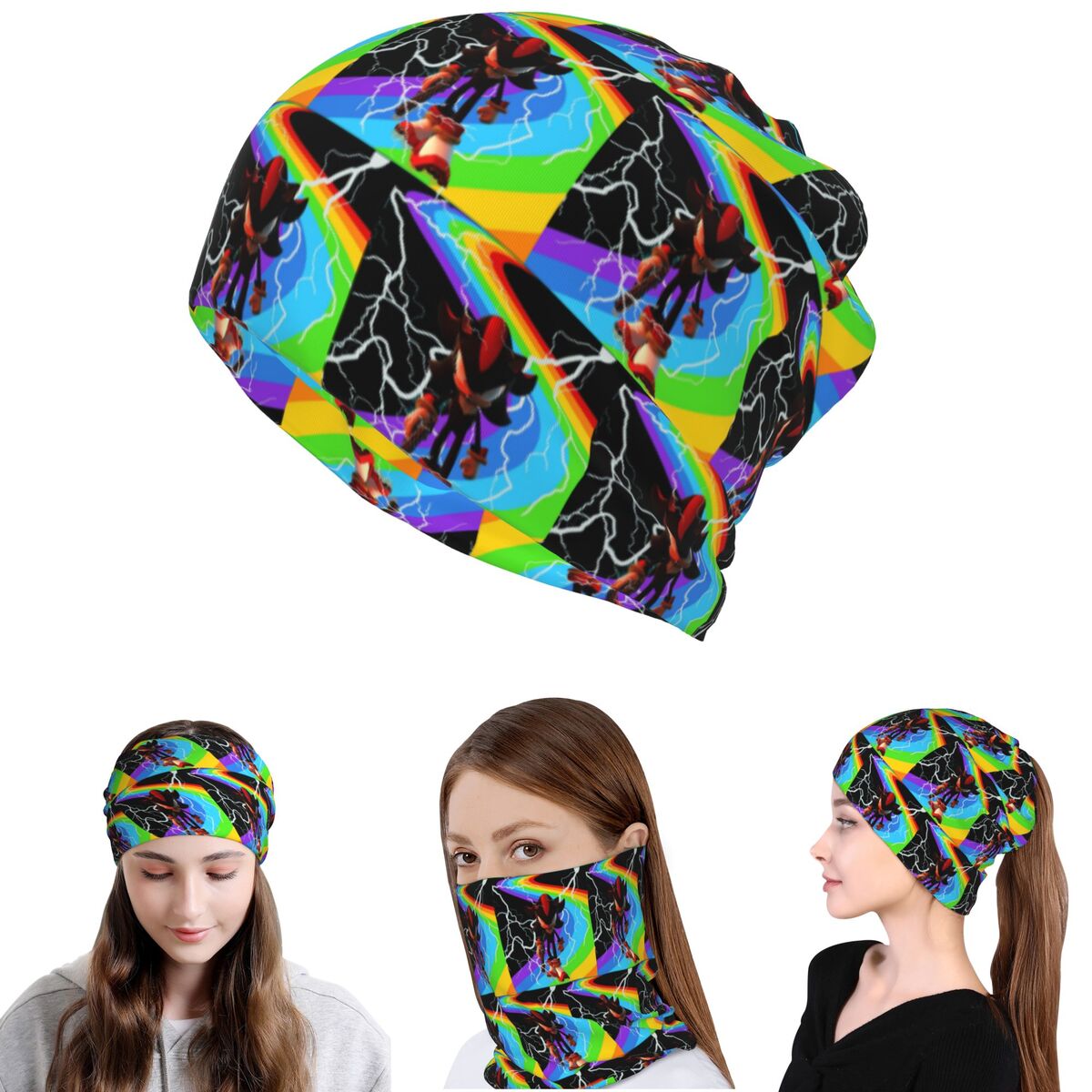 Shadow The Hedgehog Bandana Ne – Knit Beanie Hat Warm Bewertung und Preis