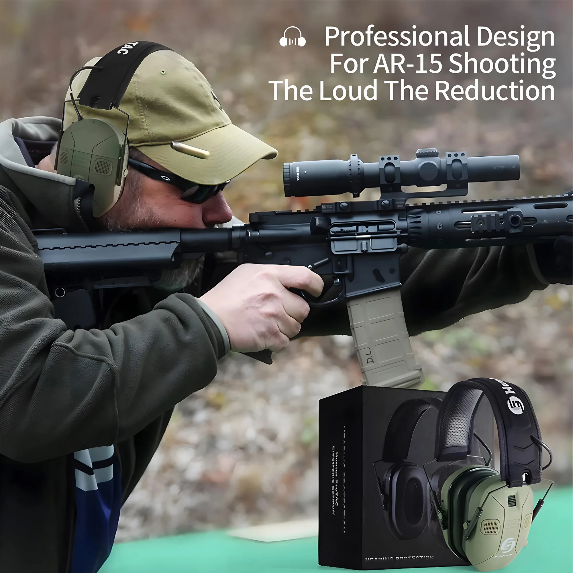 Foldable Tactical Shooting Ear – Earmuffs Foldable Bewertung und Preis