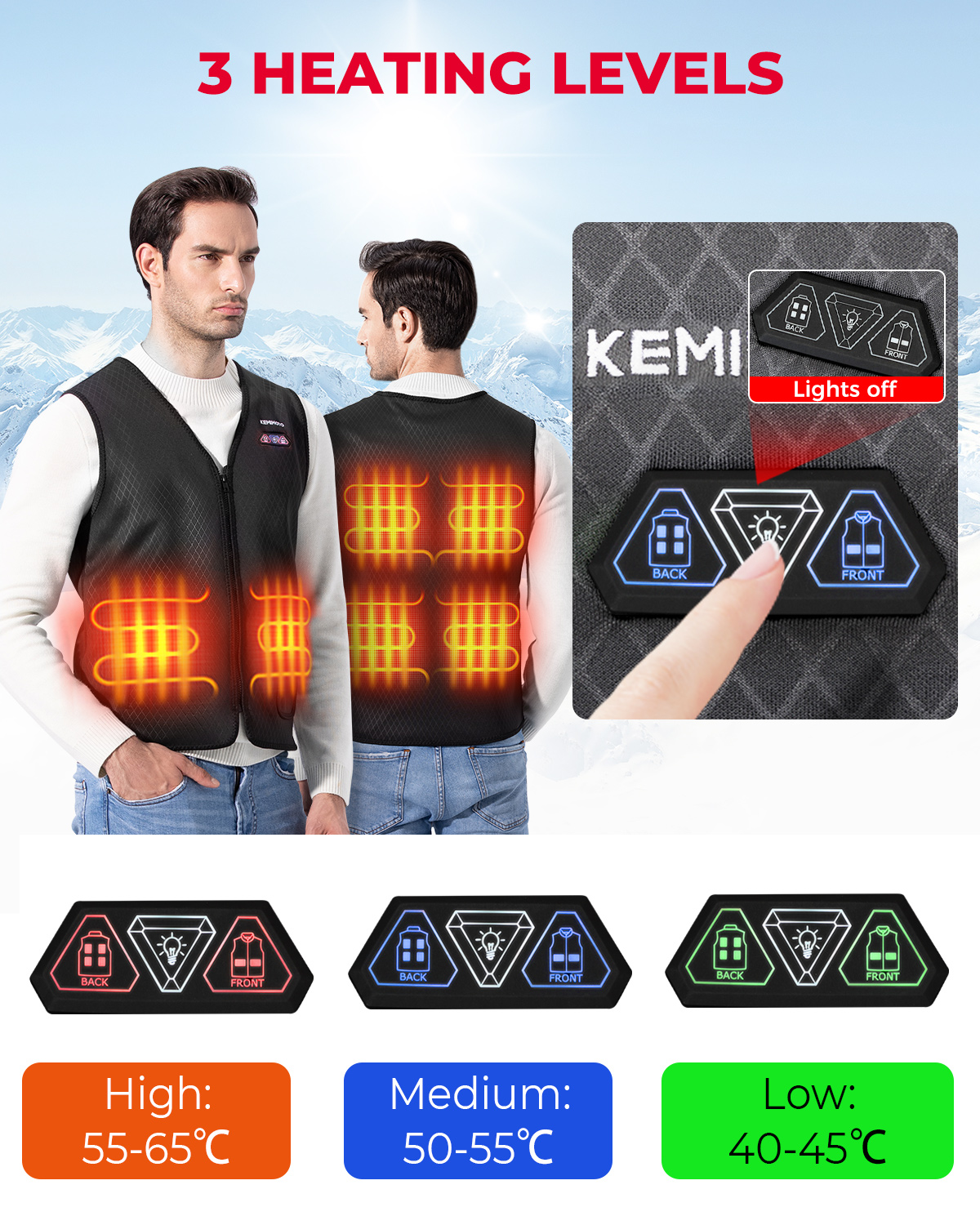 Lightweight Heated Vest USB Po – Heated Vest Battery Bewertung und Preis