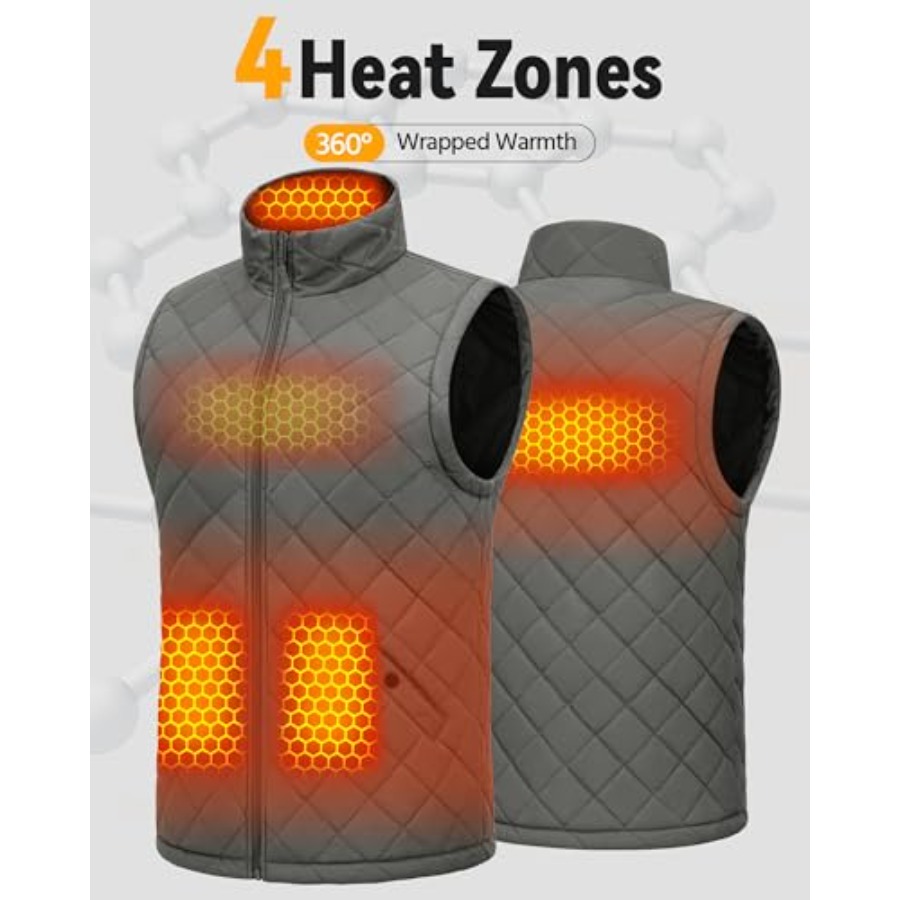 Wulcea Graphene Heated Vest Fo – Heated Vest Battery Bewertung und Preis