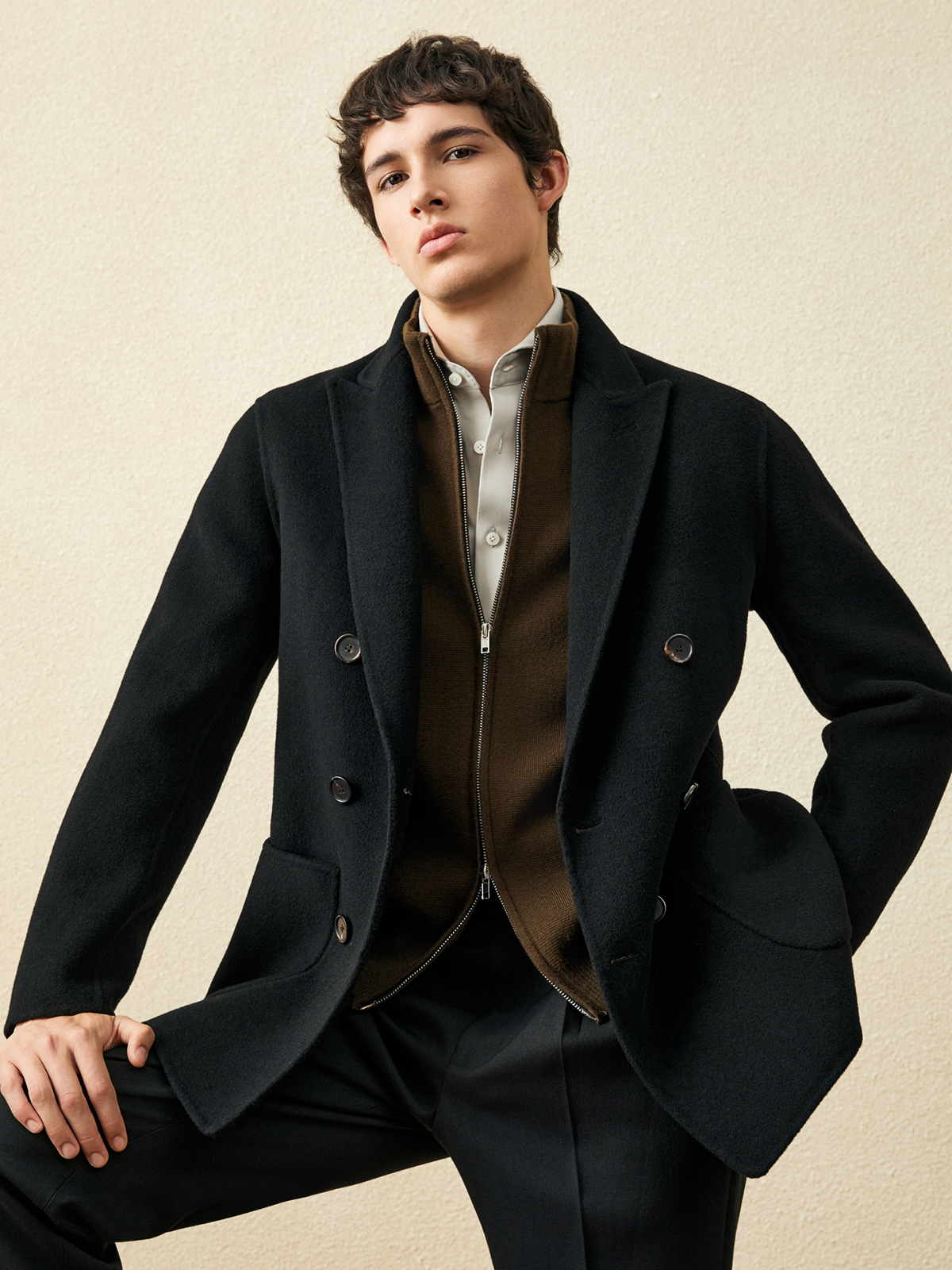 Men‘s 100% Wool Short Coat | B – Wool Coat Peacoat Bewertung und Preis