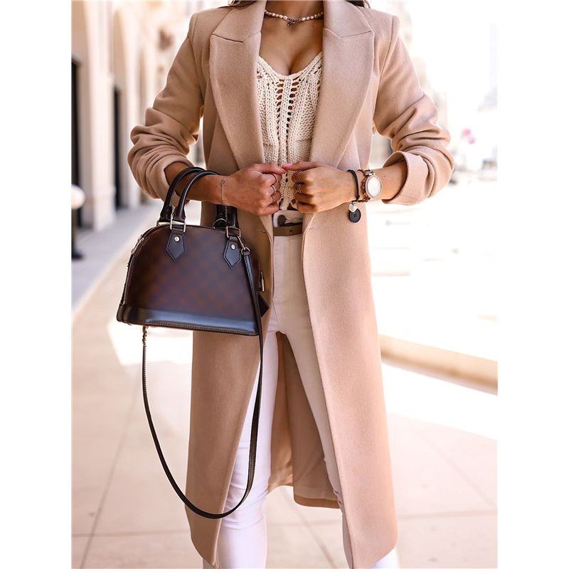 A24F-Women Long Wool Coats For – Wool Coat Peacoat Bewertung und Preis