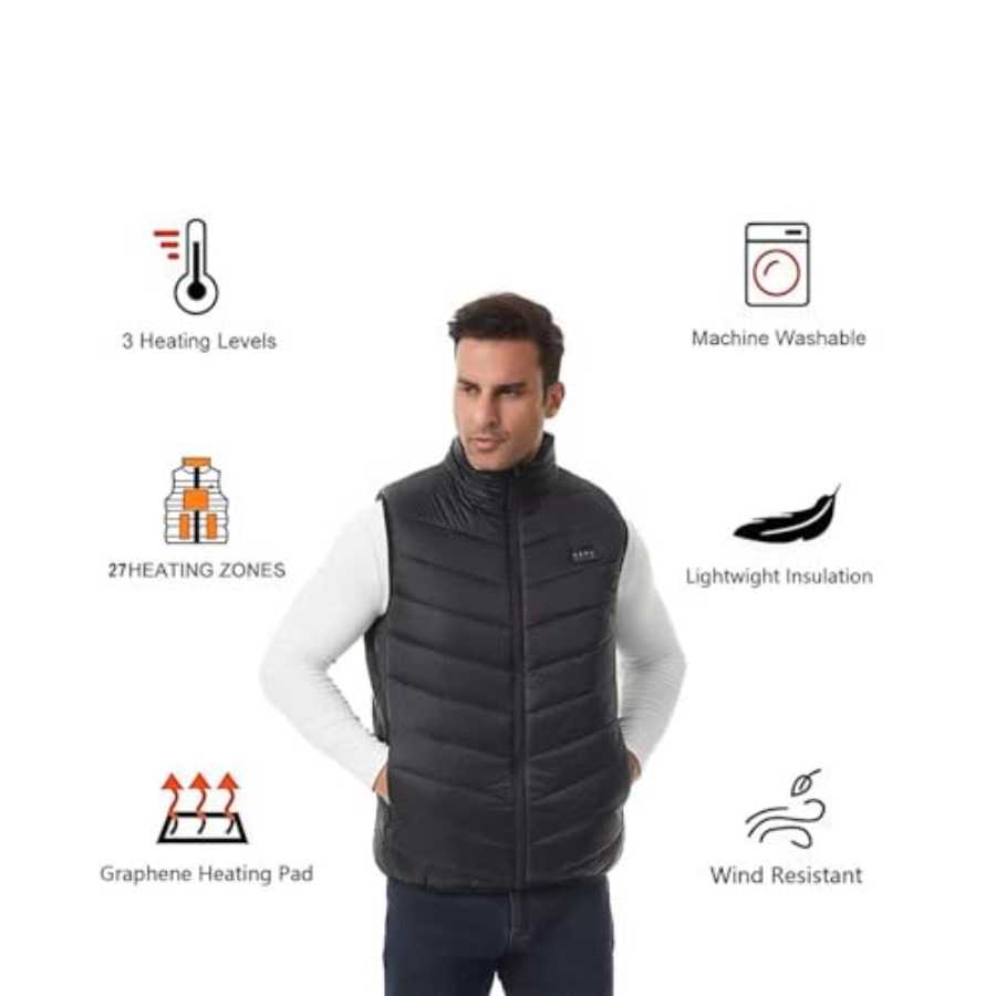 Heated Down Vest for and Wo wi – Heated Vest Battery Bewertung und Preis