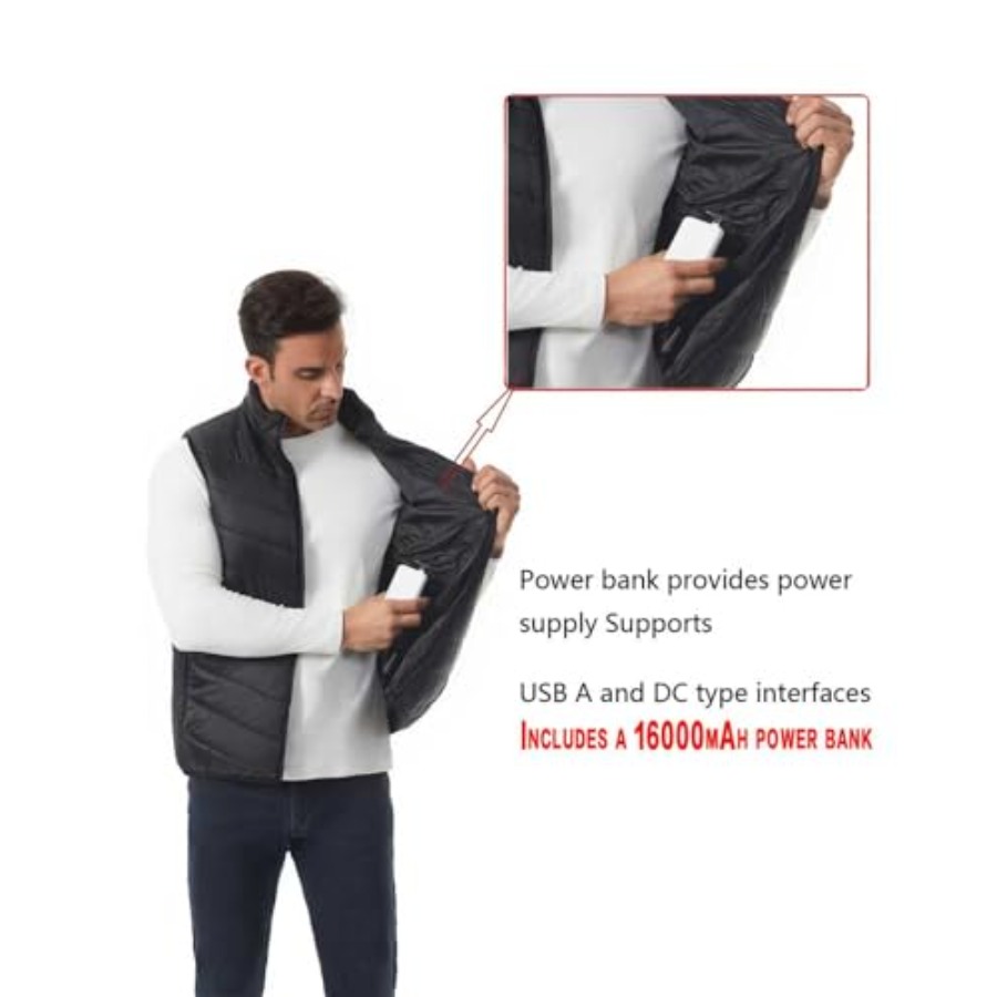 Heated Down Vest for and Wo wi – Heated Vest Battery Bewertung und Preis