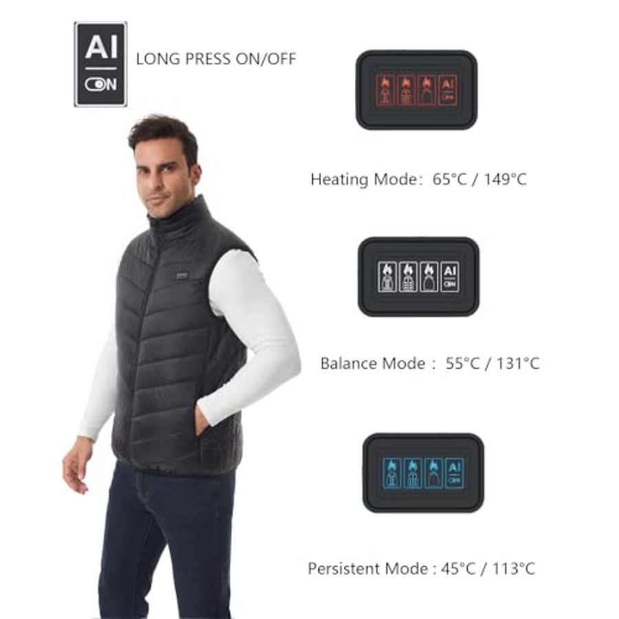 Heated Down Vest for and Wo wi – Heated Vest Battery Bewertung und Preis