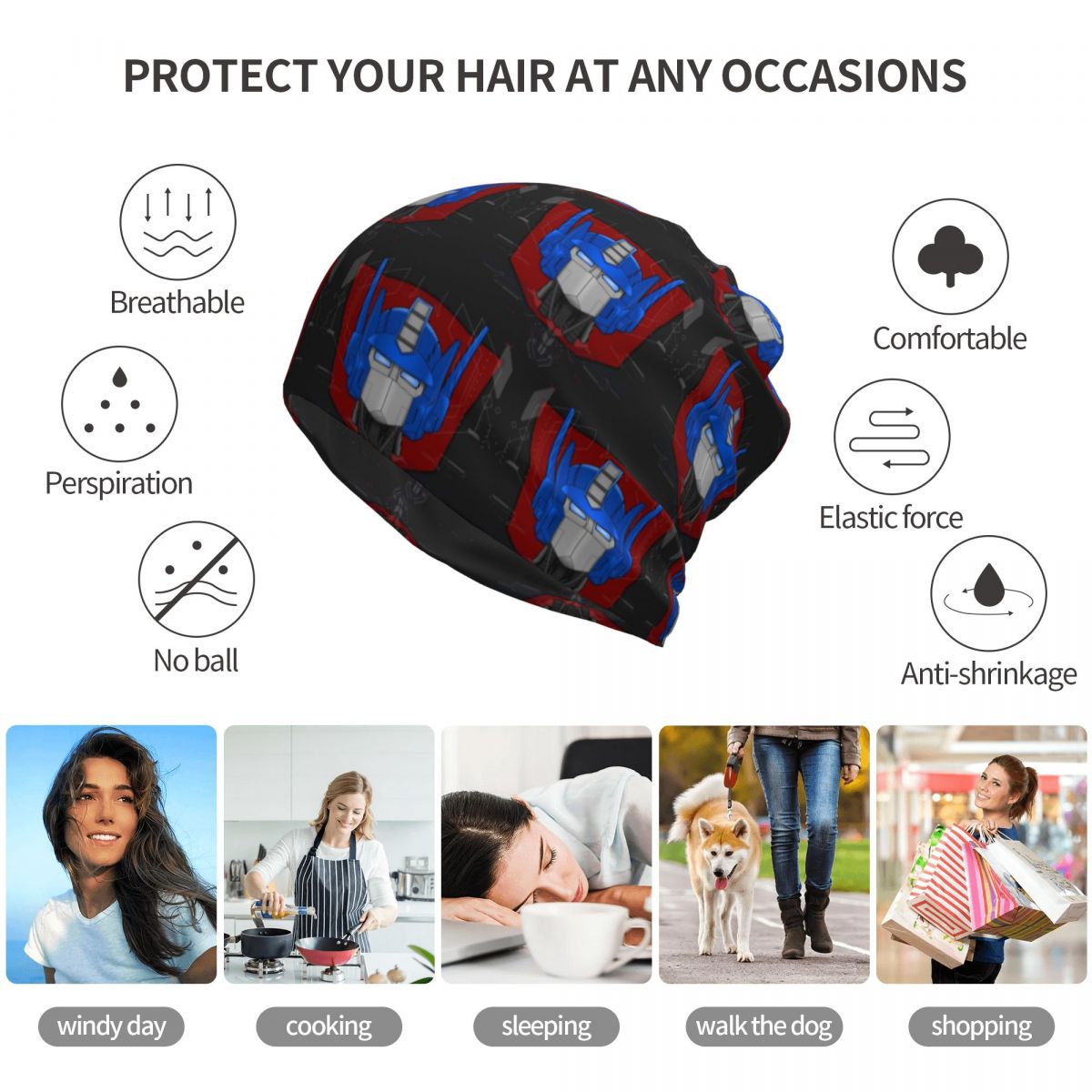 Optimus Prime Bust Bandana Nec – Knit Beanie Hat Warm Bewertung und Preis