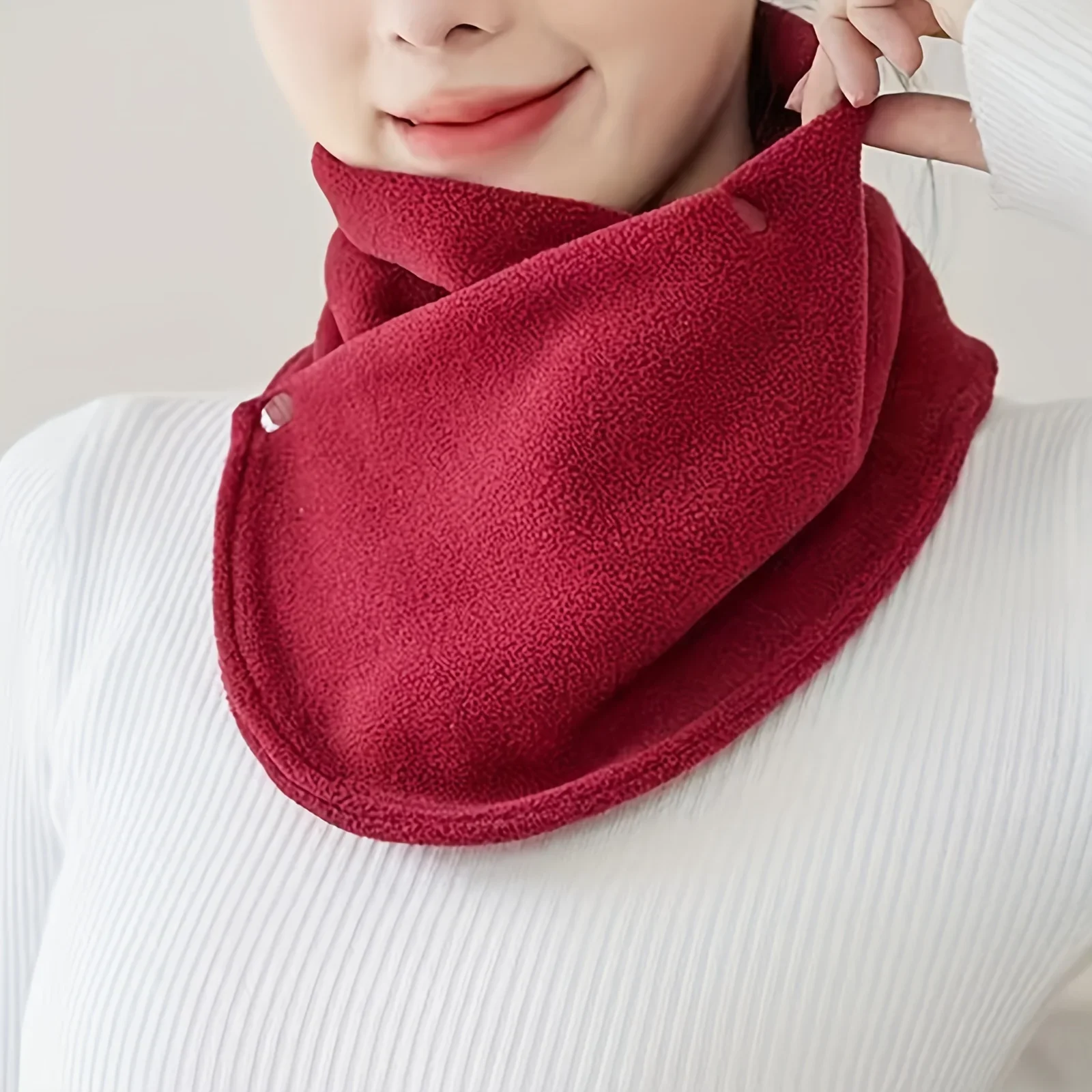 Classic Solid Color Snap Neck  – Neck Gaiter Fleece Bewertung und Preis