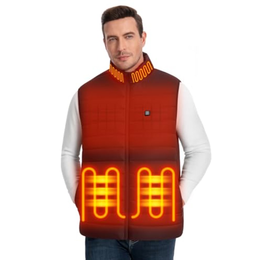 Men's Lightweight Heated Vest  – Heated Vest Battery Bewertung und Preis