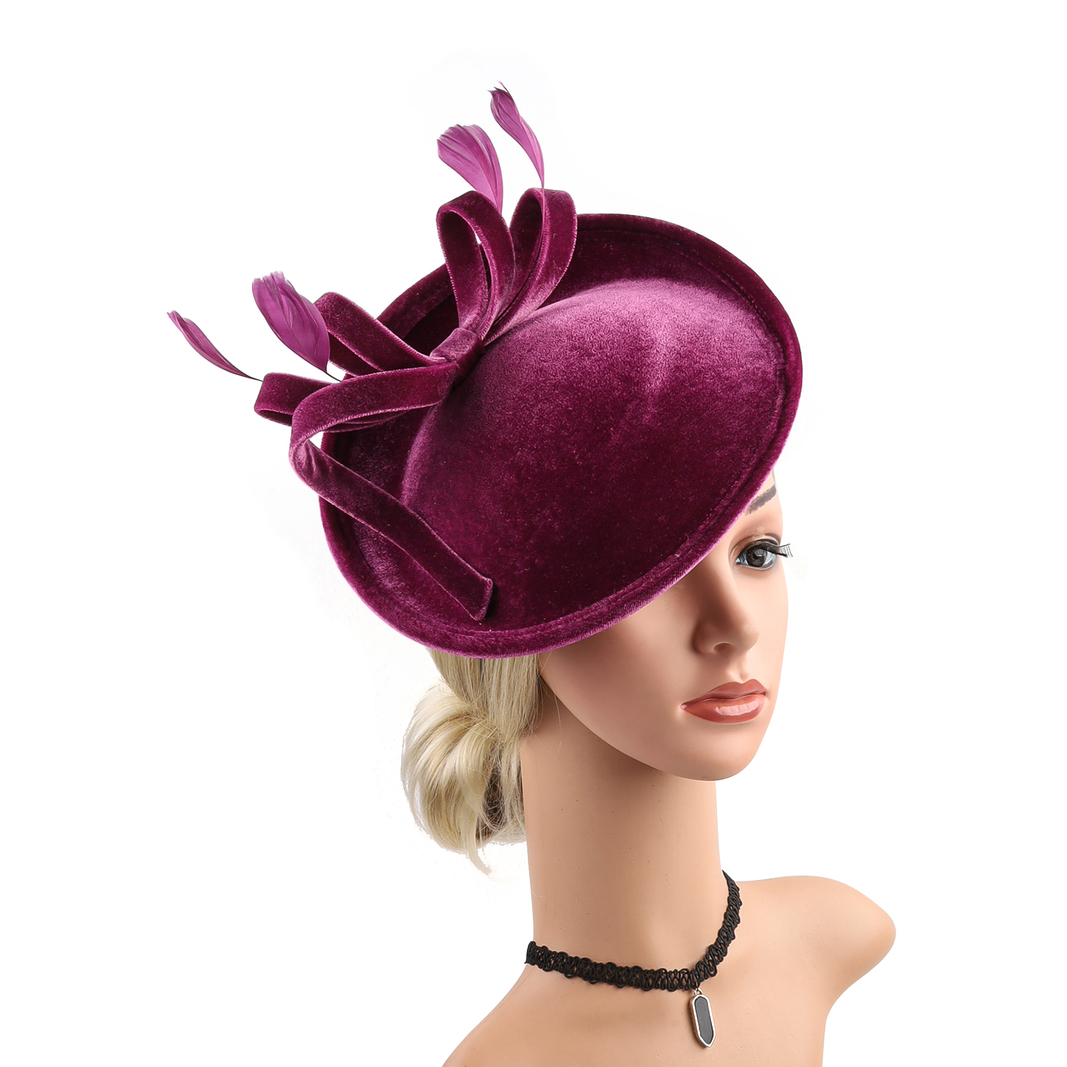 Velour Velvet Fascinator Feath – Winter Headband Fleece Bewertung und Preis