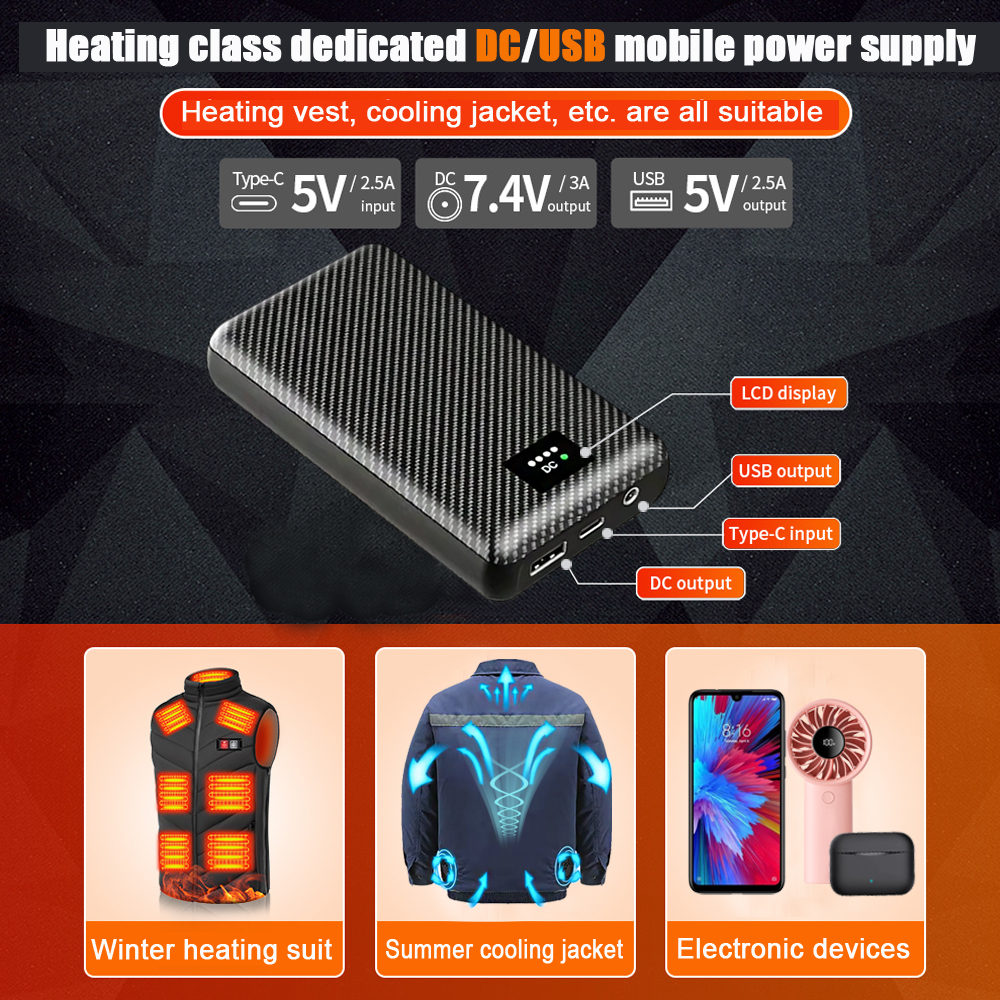 Ranwomen 30000/40000mAh Powerb – Heated Vest Battery Bewertung und Preis