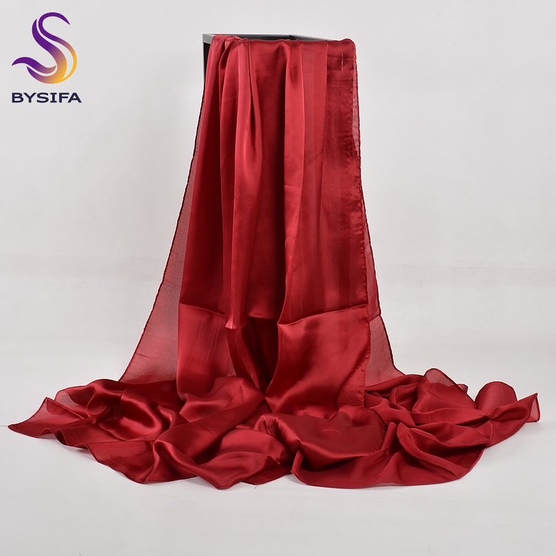 [BYSIFA] Solid Color Silk Scar – Shawl Wrap Winter Bewertung und Preis
