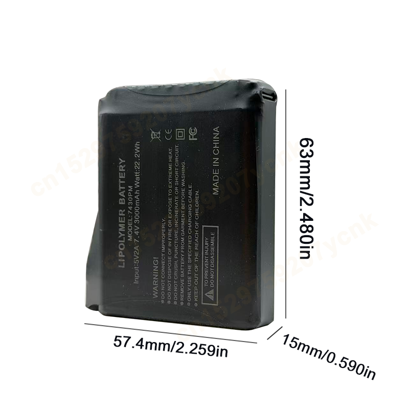 7.4V 3000mah Heated Gloves Bat – Heated Vest Battery Bewertung und Preis