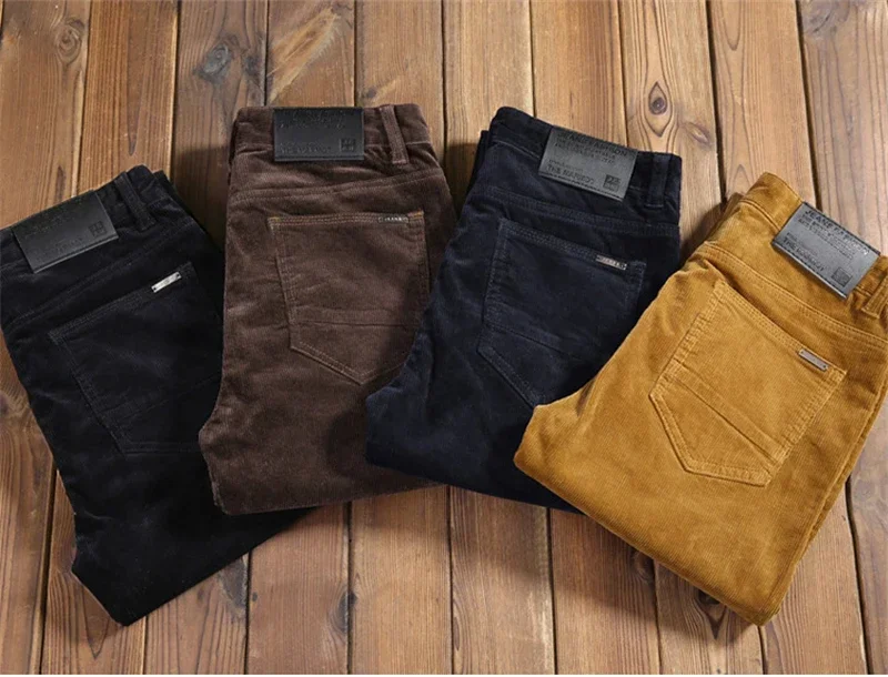 2023 Autumn Winter Men's Casua – Corduroy Pant Warm Bewertung und Preis