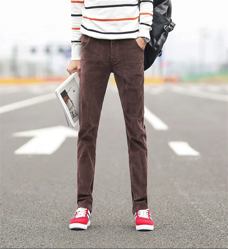 2023 Autumn Winter Men's Casua – Corduroy Pant Warm Bewertung und Preis