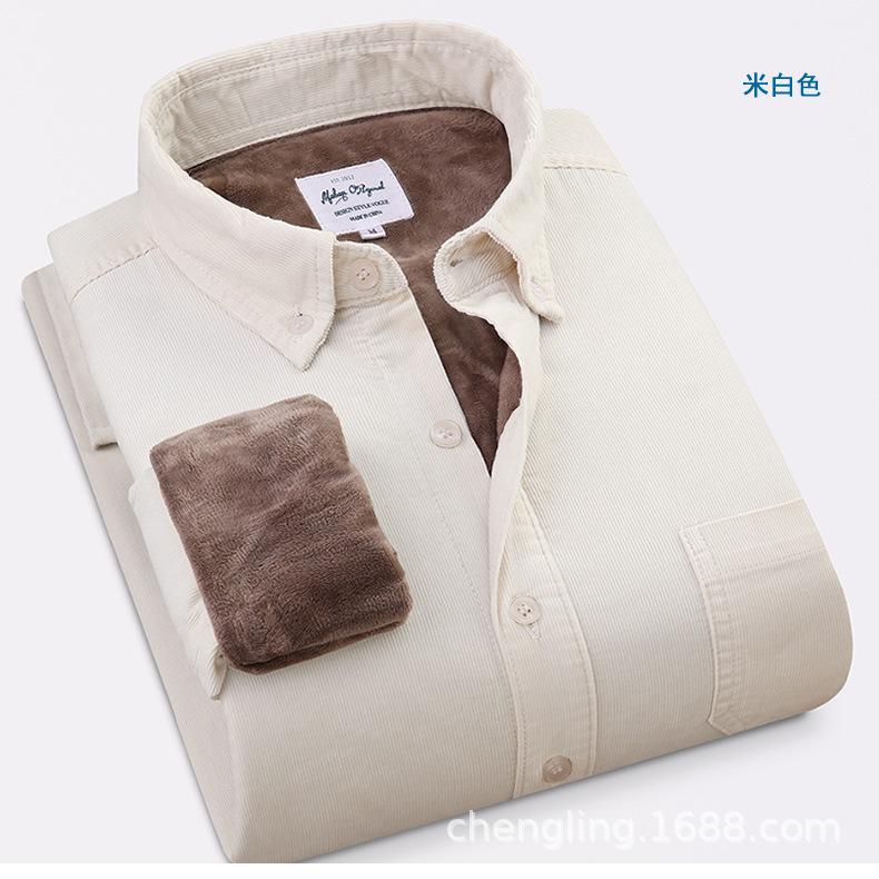 Corduroy Warm Shirts Cotton Pl – Flannel Shirt Lined Bewertung und Preis