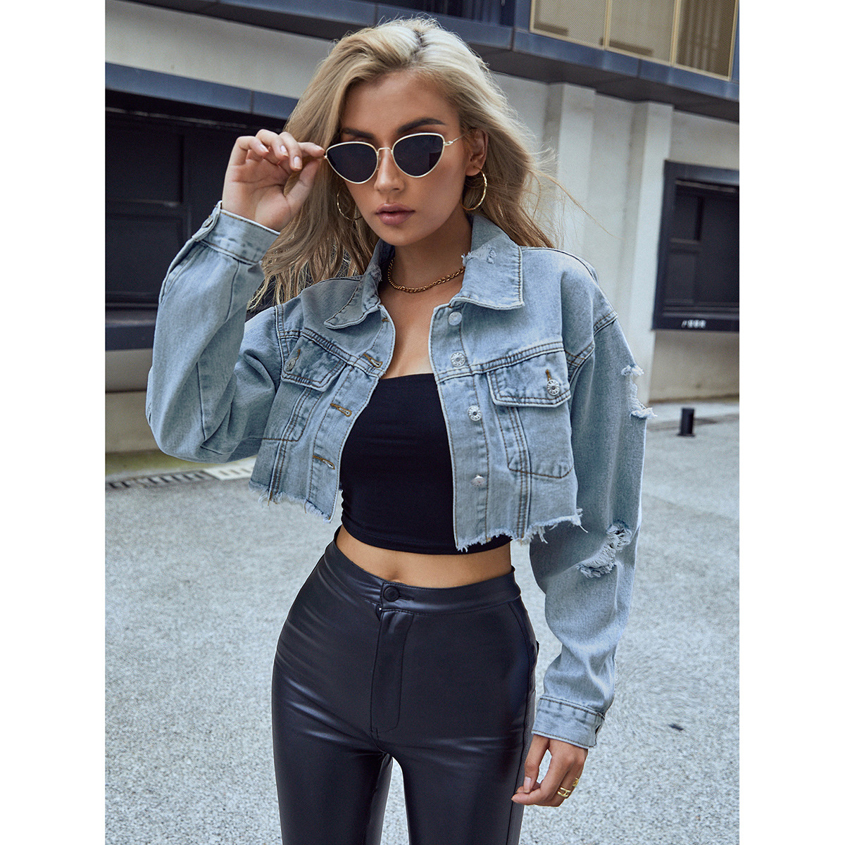 Women Denim Coats Solid Short  – Down Jacket Packable Bewertung und Preis