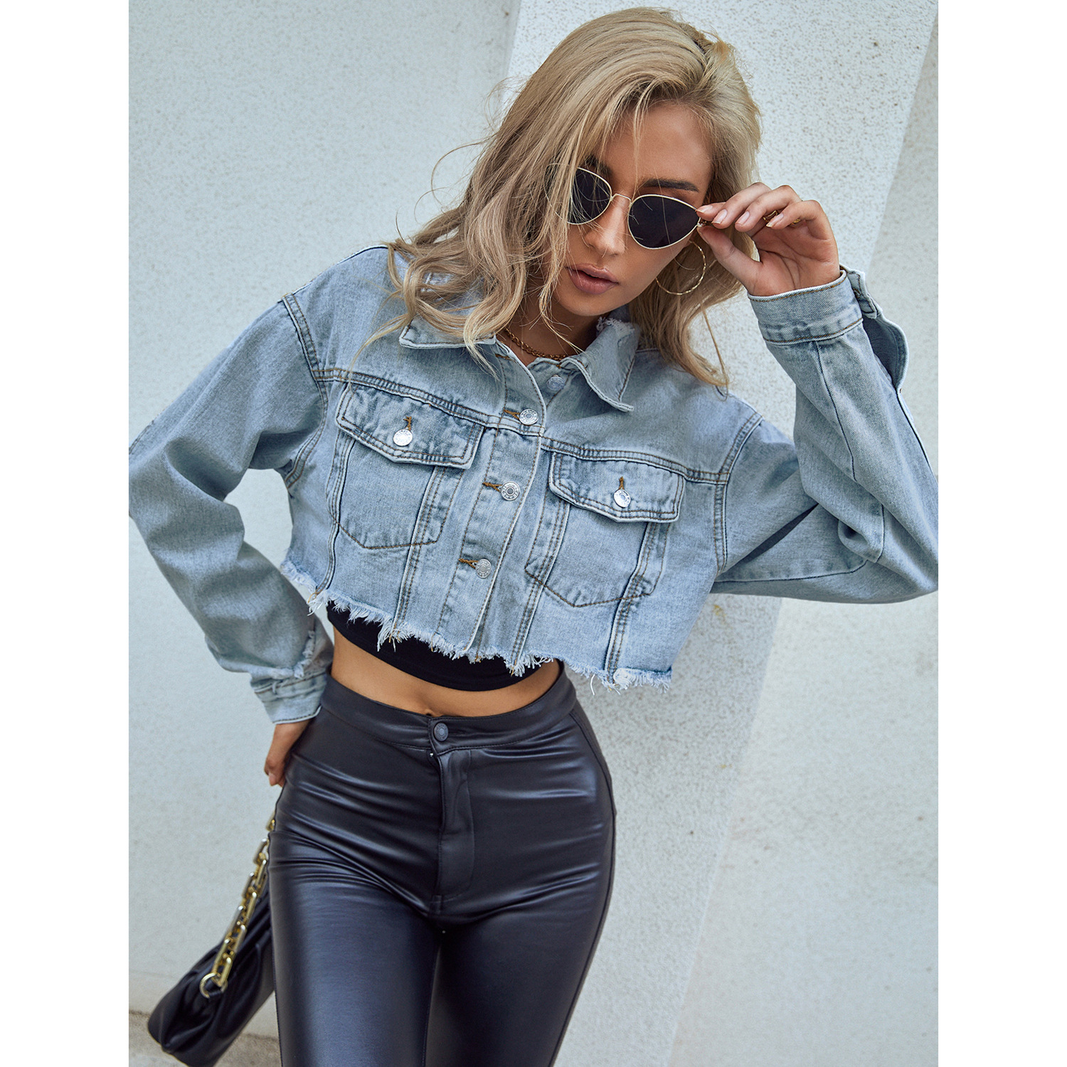 Women Denim Coats Solid Short  – Down Jacket Packable Bewertung und Preis