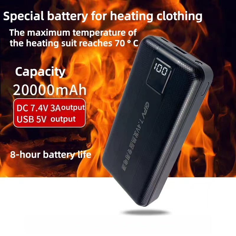 New Large Capacity 7.4V/3A/160 – Heated Vest Battery Bewertung und Preis