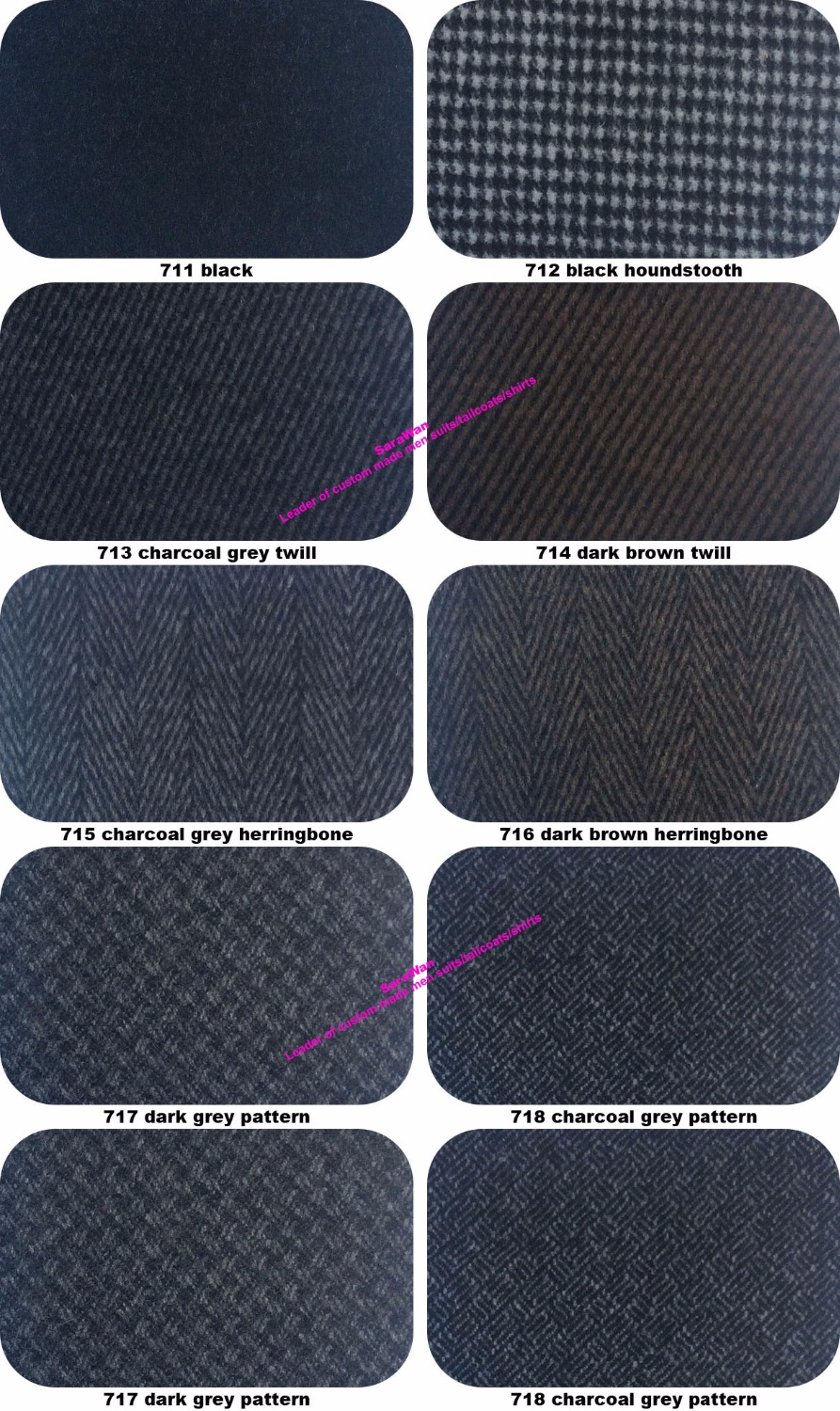 Custom Made Charcoal grey Pea  – Wool Coat Peacoat Bewertung und Preis