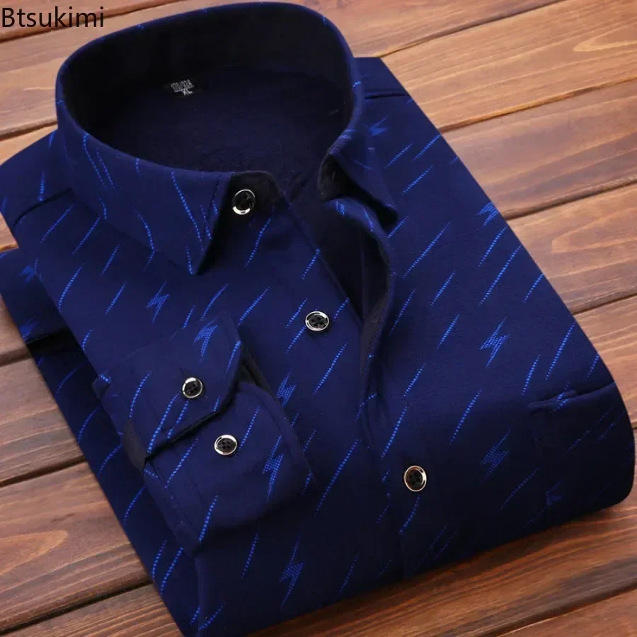 2024 Men's Winter Warm Long Sl – Flannel Shirt Lined Bewertung und Preis